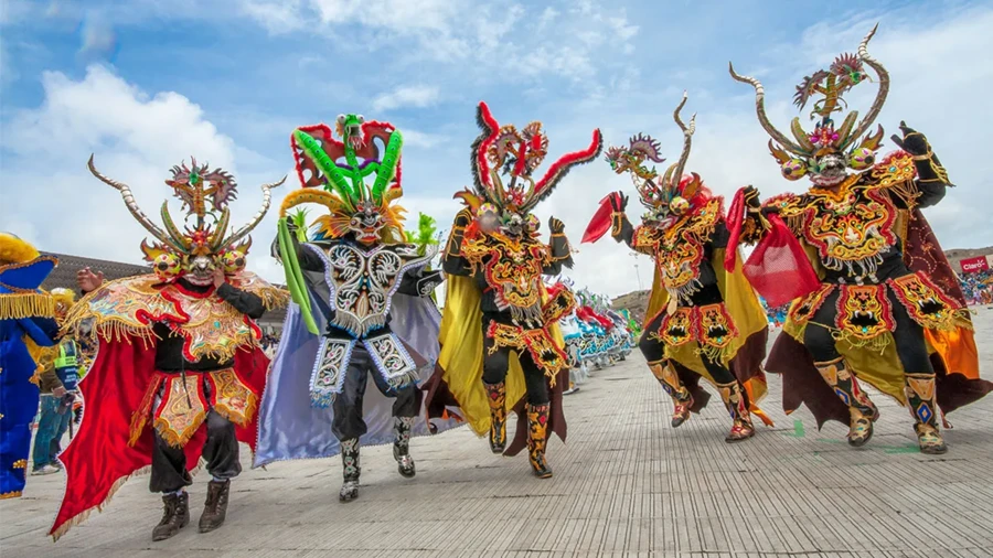 Diablada Mask Detail